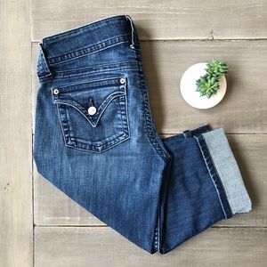 Hudson Cuffed Capri Jeans